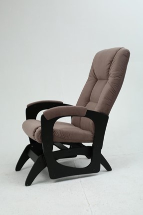 Кресло-качалка Леон маятниковая, ткань AMIGo кофе с молоком 29-Т-КМ в Чебоксарах - изображение