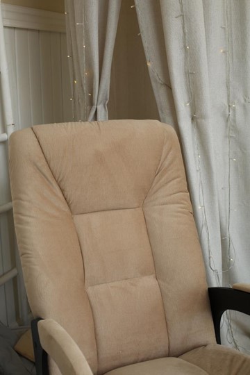Кресло-качалка Леон маятниковая, ткань AMIGo песок 29-Т-П в Чебоксарах - изображение 7