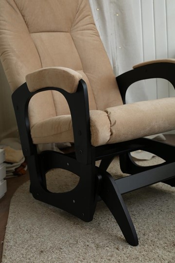 Кресло-качалка Леон маятниковая, ткань AMIGo песок 29-Т-П в Чебоксарах - изображение 8
