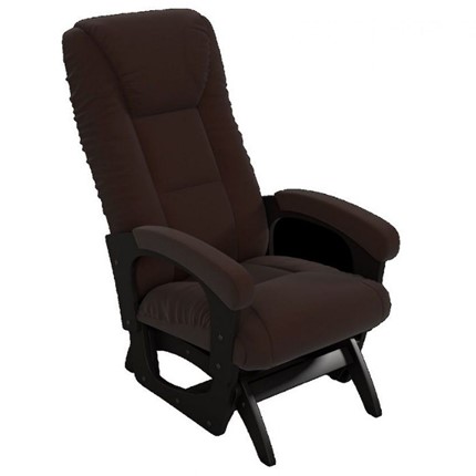 Кресло-качалка Леон маятниковая, ткань AMIGo шоколад 29-Т-Ш в Чебоксарах - изображение