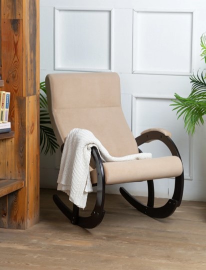 Кресло-качалка Корсика, ткань Amigo Beige 34-Т-AB в Чебоксарах - изображение 7