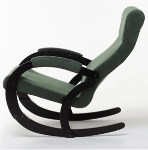 Кресло-качалка в гостиную Корсика, ткань Amigo Green 34-Т-AG в Чебоксарах - предосмотр 1