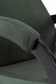 Кресло-качалка в гостиную Корсика, ткань Amigo Green 34-Т-AG в Чебоксарах - предосмотр 4