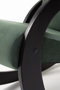 Кресло-качалка в гостиную Корсика, ткань Amigo Green 34-Т-AG в Чебоксарах - предосмотр 5