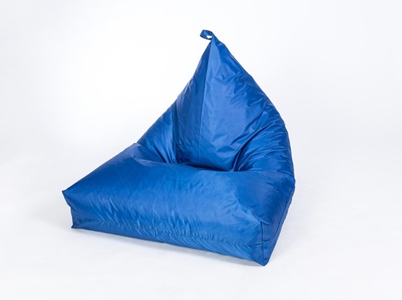 Кресло-мешок Пирамида, синий в Чебоксарах - изображение