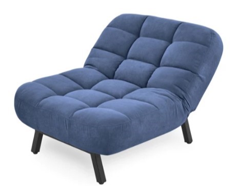 Мягкое кресло Абри опора металл (синий) в Чебоксарах - изображение 4