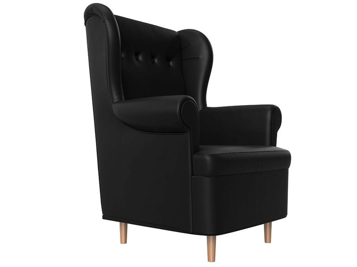 Кресло Торин, черный (Экокожа) в Чебоксарах - изображение 2