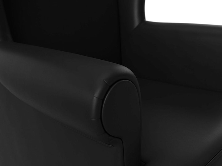 Кресло Торин, черный (Экокожа) в Чебоксарах - изображение 3
