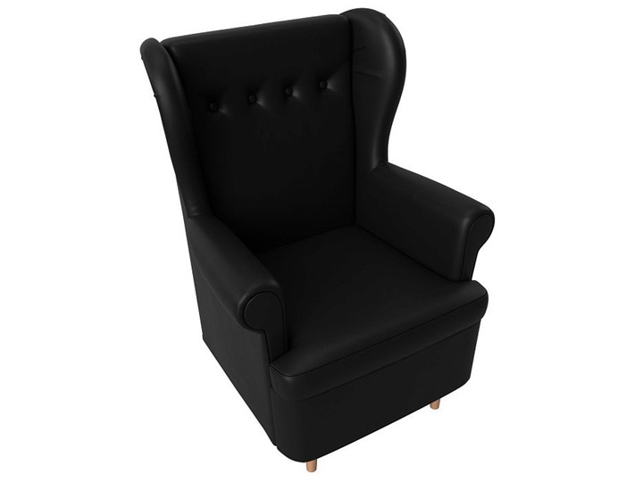 Кресло Торин, черный (Экокожа) в Чебоксарах - изображение 4