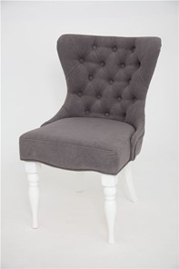 Кресло Вальс (эмаль белая / RS 15 - темно-серый) в Чебоксарах