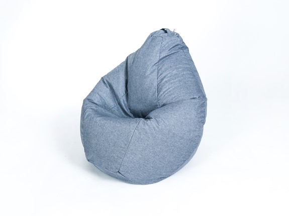 Кресло-мешок Хоум среднее, серая в Чебоксарах - изображение