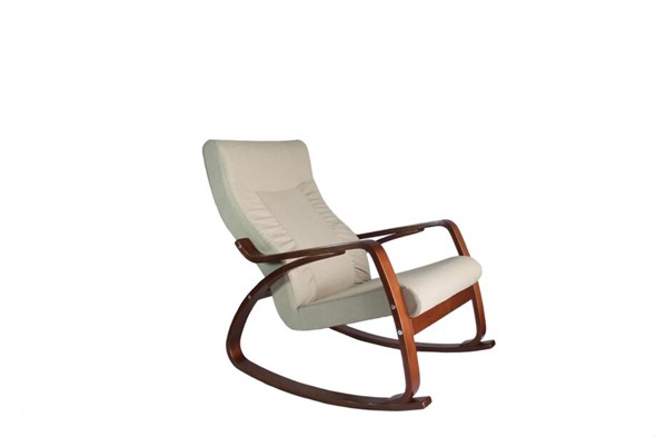 Кресло-качалка Женева, ткань песок в Чебоксарах - изображение
