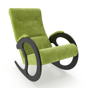 Кресло-качалка Модель 3, Verona 38 Apple Green-велюр в Чебоксарах