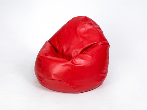 Кресло-мешок Люкс, красное в Чебоксарах - изображение