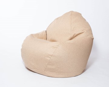 Кресло-мешок Макси, рогожка, 150х100, песочное в Чебоксарах - предосмотр