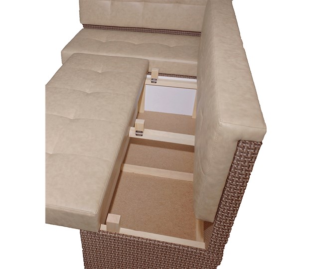 Угловой кухонный диван Нео КМ 3 с механизмом 2000*1110 в Чебоксарах - изображение 6