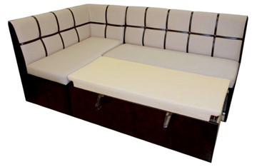 Кухонный угловой диван Квадро 5 со спальным местом в Чебоксарах - предосмотр 1
