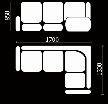Диван кухонный Нео КМ-01 (168х128 см.) в Чебоксарах - изображение 3