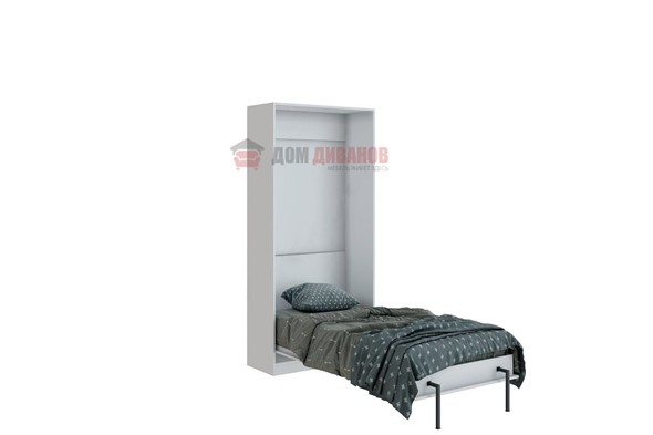 Кровать-шкаф Велена 1, 800х2000, цвет белый в Чебоксарах - изображение