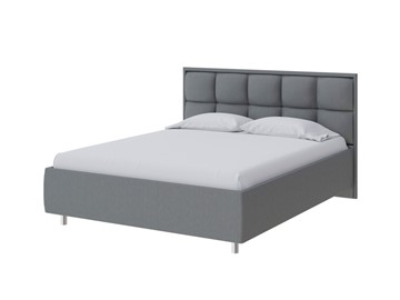 Двуспальная кровать Chessy 200х200, Рогожка (Savana Grey (серый)) в Чебоксарах