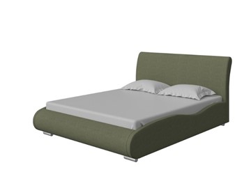 Двуспальная кровать Corso-8 Lite 140x200, Искусственная шерсть (Лама Авокадо) в Чебоксарах