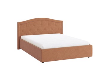 Спальная кровать Верона 2 1.4, персик (велюр) в Чебоксарах