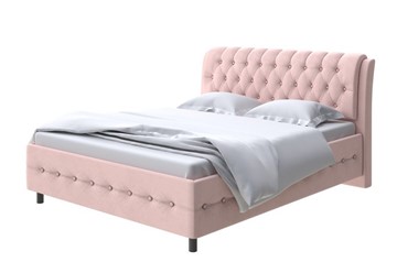 Кровать двуспальная Como (Veda) 4 180х200, Велюр (Ultra Розовый мусс) в Чебоксарах