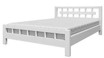 Односпальная кровать Натали-5 (Белый Античный) 90х200 в Чебоксарах - предосмотр