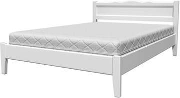 Кровать полутороспальная Карина-7 (Белый Античный) 140х200 в Чебоксарах