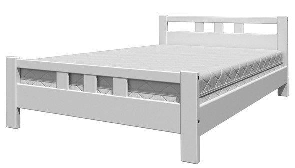 Кровать Вероника-2 (Белый Античный) 140х200 в Чебоксарах - изображение