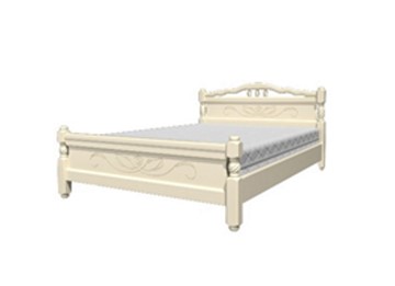 Двуспальная кровать Карина-6 (Слоновая кость) 160х200 в Чебоксарах
