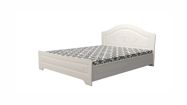 Полуторная кровать Ивушка-5 2000х1200 с высоким изножьем, цвет Итальянский орех в Чебоксарах - изображение 1
