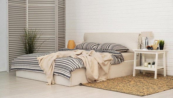 Кровать полутороспальная Керри 1400х2000 с подъёмным механизмом в Чебоксарах - изображение