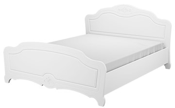 Кровать 1.5-спальная Лотос (Белый) 160х200 в Чебоксарах