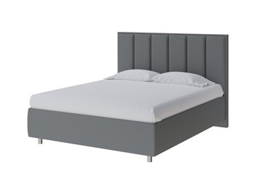 Кровать полутороспальная Routa 140х200, Рогожка (Savana Grey (серый)) в Чебоксарах