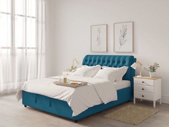 Спальная кровать Siena-2 1400х2000 с подъёмным механизмом в Чебоксарах - изображение