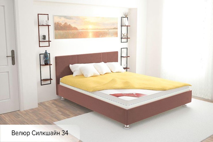 Кровать полутороспальная Вена 140х200 (с основанием) в Чебоксарах - изображение 1