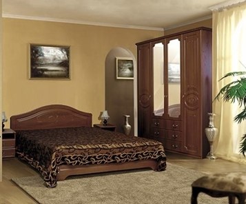 Модульная спальня Ивушка-5, цвет Итальянский орех в Чебоксарах