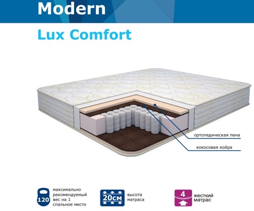 Матрас Modern Lux Comfort Нез. пр. TFK в Чебоксарах - изображение