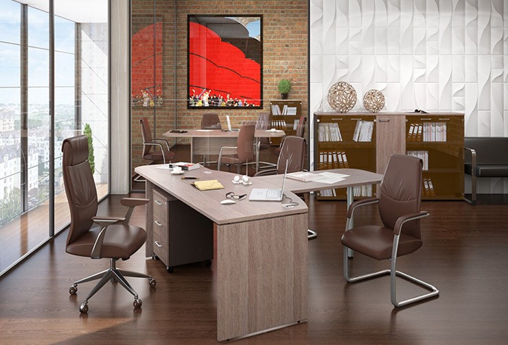 Набор мебели в офис Xten для начальника отдела в Чебоксарах - изображение 2