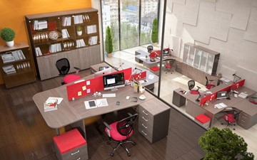 Набор мебели в офис Xten для начальника отдела в Чебоксарах - предосмотр 3