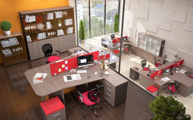 Набор мебели в офис Xten для начальника отдела в Чебоксарах - изображение 3
