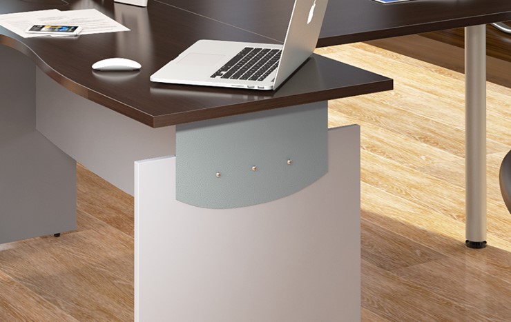 Офисный комплект мебели OFFIX-NEW для двух сотрудников и руководителя в Чебоксарах - изображение 2