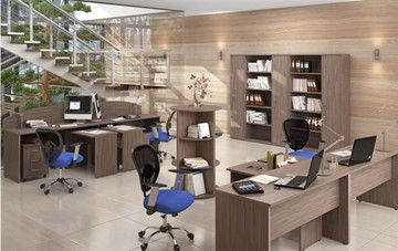 Офисный набор мебели IMAGO книжные шкафы, 4 рабочих места в Чебоксарах