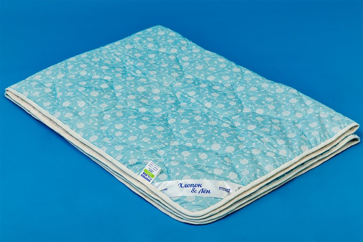 Одеяло легкое двуспальное Хлопок &  Лен в Чебоксарах - изображение 2