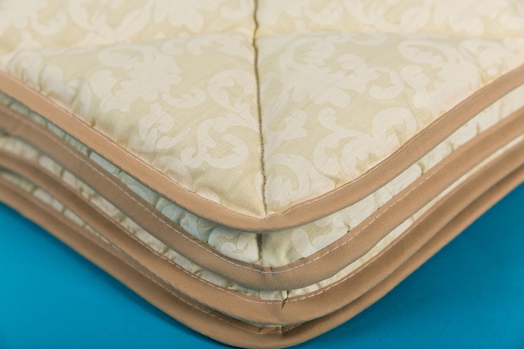 Одеяло всесезонное полутороспальное Шерсть & Хлопок в Чебоксарах - изображение 1