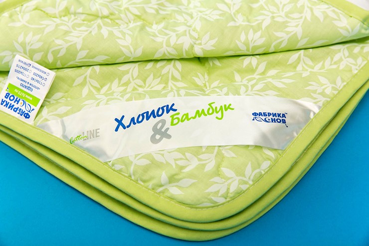 Одеяло лёгкое полутороспальное Хлопок & Бамбук в Чебоксарах - изображение 1