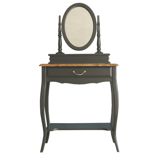 Столик косметический Leontina с зеркалом (ST9321BLK) Черный в Чебоксарах - изображение 5