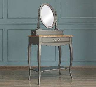 Столик косметический Leontina с зеркалом (ST9321BLK) Черный в Чебоксарах - предосмотр 2