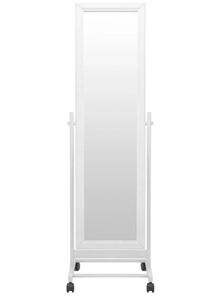 Зеркало напольное BeautyStyle 27 (135х42,5см) Белое в Чебоксарах - предосмотр 1